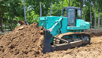 Bulldozer électrique de 27 tonnes DE26, capacité de lame de 4,6 m³, batterie de 400,6 kWh, nouveau bulldozer à énergie renouvelable pour la construction et l'exploitation minière