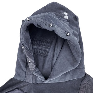 Sudadera con Capucha de Algodón 100% de Alta Calidad, Estilo Pesado, a la Moda, Nueva Colección 2025, Hecha a Medida, Estilo Holgado, Lavado Ácido, en Venta - Product Image 3