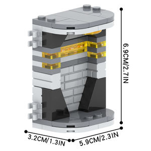MOC1055 63 pezzi kit di costruzione Gnaku storage per uomo pipistrello WM2388 WM2388-A mini giocattoli set di blocchi di costruzione giocattoli promozionali - Product Image 2