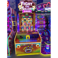 Vente Flash : Machine de jeu d'arcade de carnaval amusante, jeu de frappe 'Combattre le requin' à monnayeur, avec garantie d'un an