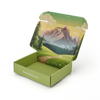 Encre de soja Produits de vente supérieurs Série de peinture à l'huile Emballage en carton pliable pour crème et lotion pour le visage Logo de marque Boîte postale