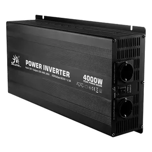 करने के लिए डीसी एसी शक्ति औंधा 12v 110V 4000w पीक पावर 8000W संशोधित साइन लहर बंद ग्रिड पलटनेवाला