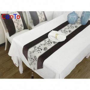 Mantel <span class=keywords><strong>Tropical</strong></span> Runner Color Oro Rosa Nuevo para Bodas y Fiestas - Product Image 2