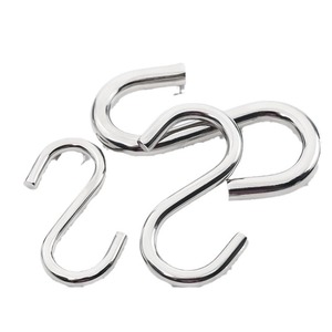 Eight Directions Stainless Steel S <b>Hook</b> Polished Slip <b>Hook</b> General Industry M2 M3 M4 M5 M6 M8 M10 Sizes Available - Product Image 1