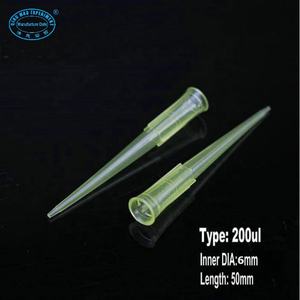 ปลายปิเปตขนาดเล็กสำหรับฟินน์และกิลสันปิเปตต์สำหรับห้องปฏิบัติการสีเหลืองแบบใช้แล้วทิ้ง200ul แบบใส - Product Image 4