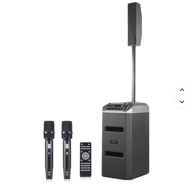 Outdoor Indoor Tower Speaker Professional Karaoke Machine Speaker Portable Theater Sound System Active Power Line Array Speaker