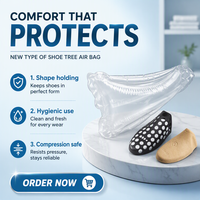 Film protecteur pour semelles de chaussures, rembourrage en PA+PE, amortissement, économie de coût