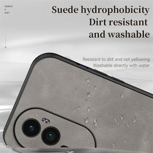 Funda de piel de oveja para OPPO Reno <span class=keywords><strong>10</strong></span> Pro + TPU Soft TPU Border Leather Back Mobile Cover - Product Image 3