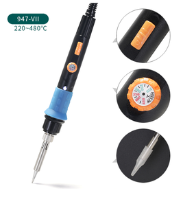 YIHUA 947-VII 60W Set de stylos à bois <span class=keywords><strong>Pochoir</strong></span> Outils de soudure Kit d'artisanat de <span class=keywords><strong>pyrogravure</strong></span> - Product Image 2