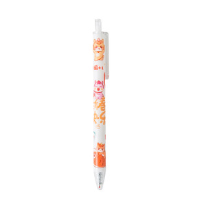 Bolígrafo de Gel con Diseño de Pony de Dibujos Animados de Año Nuevo, Punta de Bala, Portátil, Regalo de Papelería para Uso General - Product Image 3