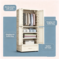 Armoire de chambre moderne en promotion pour appartement et hôtel – Meuble de maison pleine grandeur