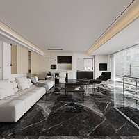 Carrelage en porcelaine effet marbre noir et blanc 600x1200mm, moderne, pour salle de bain, sol, mur, salon, hôtel
