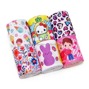 Được Tùy Chỉnh 25Mm Dễ Thương Thỏ Và Trứng Phục Sinh Bunny Grosgrain <span class=keywords><strong>Ribbon</strong></span> Cho DIY Thủ Công Mỹ Nghệ Trang Trí - Product Image 4