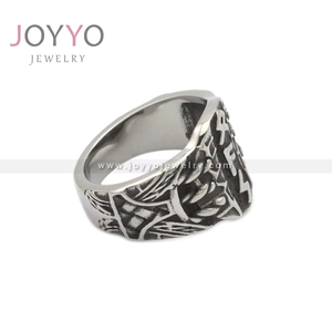 Anillo Vikingo con Runas, Acero Inoxidable de Alta Calidad, Anillos con Nudos Celticos Nórdicos, Joyería para Hombre, Venta al Por Mayor - Product Image 5