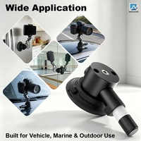 Support de caméra à ventouse en alliage d'aluminium robuste avec silicone, capacité de charge 15-20 kg, pour capot de voiture, toit, caméra DSLR, caméra d'action, véhicule