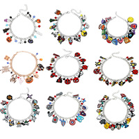 Accesorios de Halloween de Anime y Marvel, Pulsera de Deadpool, Stitch y Spider-Man, Venta al Por Mayor