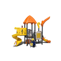 Tobogán Infantil Comercial para Exteriores EN1176, Plástico LLDPE de Grado Alimenticio, Barniz Resistente a Altas Temperaturas, Equipo para Parques Infantiles
