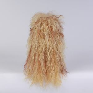 Long Curly 70S 80S Punk Rocker Cosplay <span class=keywords><strong>peluca</strong></span> para mujeres y hombres disfraz de Halloween Cosplay fiesta <span class=keywords><strong>peluca</strong></span> negro - Product Image 5