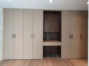 Muebles de guardarropa modernos personalizables con puerta de vidrio, armarios para dormitorio, Hotel, sala de estar, hogar, apartamento, Villa, uso - Product Image 2