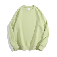 Sweatshirts à capuche personnalisés surdimensionnés à col ras du cou en coton de haute qualité à épaules tombantes Vente en gros