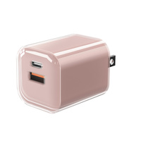 Usine En Gros Cristal De Glace PD30w Cube USB A + C Port USB Chargeur Mural Compact pour iPhone 16 15 14 Pro