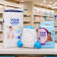 Couches pour bébés en coton de haute qualité, douces, respirantes, avec protection anti-fuites, design personnalisé premium, fabriquées en Chine, vente en gros
