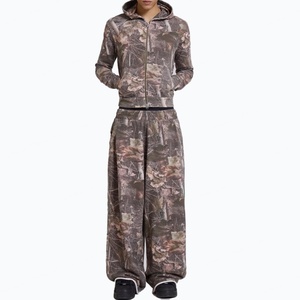 OEM High Quality Unisex Custom Woodland Camo Printed <b>Jogger</b> Pants Men Vintage <b>Oversized</b> Baggy Sweatpants <b>Jogger</b> - Product Image 2