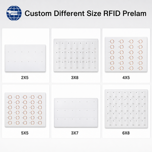 Échantillon <span class=keywords><strong>Gratuit</strong></span> – Feuille d'incrustation RFID préprogrammée LF 125KHz TK4100 EM4100 EM4200, format A4 (3x5 pouces), en PVC pour cartes de contrôle d'accès - Product Image 2