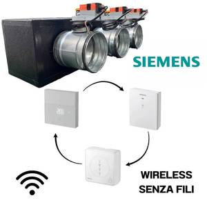 Unité de commande Wi-Fi pour climatiseur central à plénum canalisé 3 zones avec volets motorisés, alimentation CA commerciale - Product Image 3