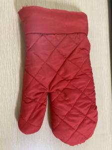 Yellow GCBA-G006 Dotted Oven Mitts Kitchen Cooking Baking Heat Resistant Polyester - Product Image 5