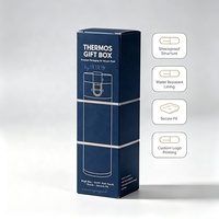 Nouvel arrivage de boîte à gobelets Emballage en carton ondulé pour bouteille d'eau Boîte de présentation avec impression en relief Idée cadeau
