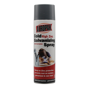 AEROPAK peinture en aérosol galvanisation à froid séchage rapide pulvérisation <span class=keywords><strong>sur</strong></span> protection contre le zinc prévenir la rouille acier brut <span class=keywords><strong>galvanisé</strong></span> - Product Image 1