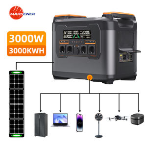 휴대용 3000w 태양열 발전기 3000Wh 휴대용 발전소 EU 미국 소켓 230V LiFePO4 가정용 야외 태양 광 발전소 - Product Image 1