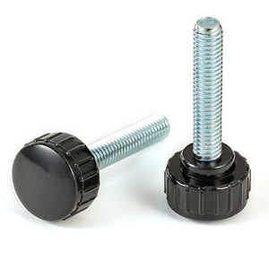 M4 M5 M6 Carbon Steel Knurled Handle <b>Screws</b> <b>Round</b> <b>Head</b> Blue White Zinc Plated For 3C Electronics Manufacturing - Product Image 3