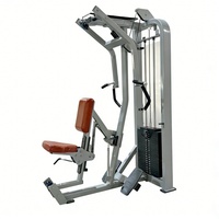 Nueva llegada, gran oferta: Máquina de remo sentado profesional de alta calidad con carga de pin para ejercicios de espalda/hombros en interiores, ideal para gimnasios.