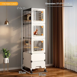 Meerlaagse grote eekhoorn- en chinchillakooi voor suikerglijders en hamsters, huisdiervriendelijk ontwerp - Product Image 5