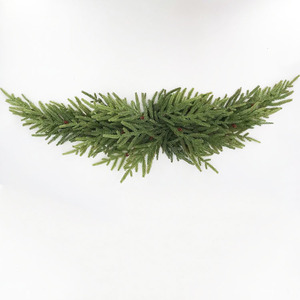 108CM de alta calidad Artificial PE grande solo HOJA DE Norfolk verde <span class=keywords><strong>Araucaria</strong></span> para decoración de Navidad Rama de cedro Artificial - Product Image 4