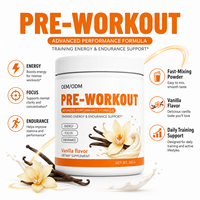 Complément alimentaire de fitness en marque propre, bêta-alanine, citrulline, formule avancée pour la nutrition sportive, 10 g par portion, poudre pré-entraînement