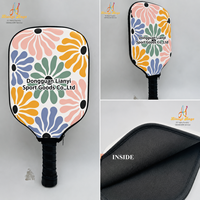 Housse de protection en néoprène pour raquettes de pickleball, avec logo personnalisé, idéale pour les événements et les cadeaux promotionnels, avec support d'échantillons, directement du fabricant
