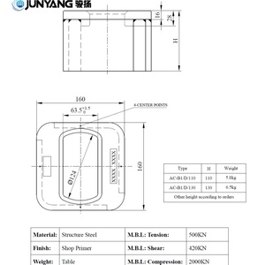 ฐานรองคอนเทนเนอร์แบบยกสูงมาตรฐาน ISO อุปกรณ์ยึดคอนเทนเนอร์ที่จำเป็น ชิ้นส่วนเหล็กและอุปกรณ์เสริม - Product Image 6