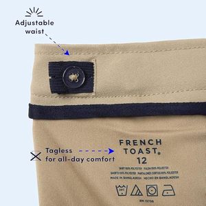 Jupe plissée pour filles French Toast, uniforme scolaire, tissu en coton Oxford - Product Image 6