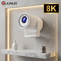 Projecteur LCD Mini JUNUO TURN1 en Gros, Android 14, Wi-Fi, 200 Lumens, 720P, 4K, Home Cinéma à Courte Focale, Haut-parleurs Intégrés, Portable