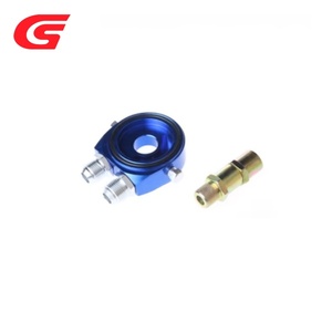 Kit d'adaptation de refroidisseur de filtre à huile poli neuf avec plaque sandwich et ligne d'alimentation T3 T4 - Product Image 3