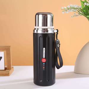 Roman Column Stainless Steel Large Capacity Leak-Proof Portable 6-12 Hours Thermal Insulation Water Bottle - Product Image 2