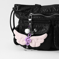 Chaîne de téléphone portable avec pendentif Cœur et Nœud Ailes Adorables pour Filles et Femmes, Porte-clés Tendance, Accessoires Décoratifs pour Sacs, Cadeaux