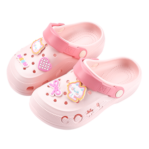 Sabots d'été pour enfants, chaussures de plage pour garçons et filles, sandales légères et respirantes, mignonnes, à motif de dessin animé, pantoufles pour bébés - Product Image 1
