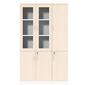 Nhỏ gọn điện thoại di động nộp hồ sơ văn phòng sang trọng tập tin lưu trữ tủ kính bằng gỗ Quảng Đông gỗ hiện đại di chuyển lưu trữ tủ - Product Image 1