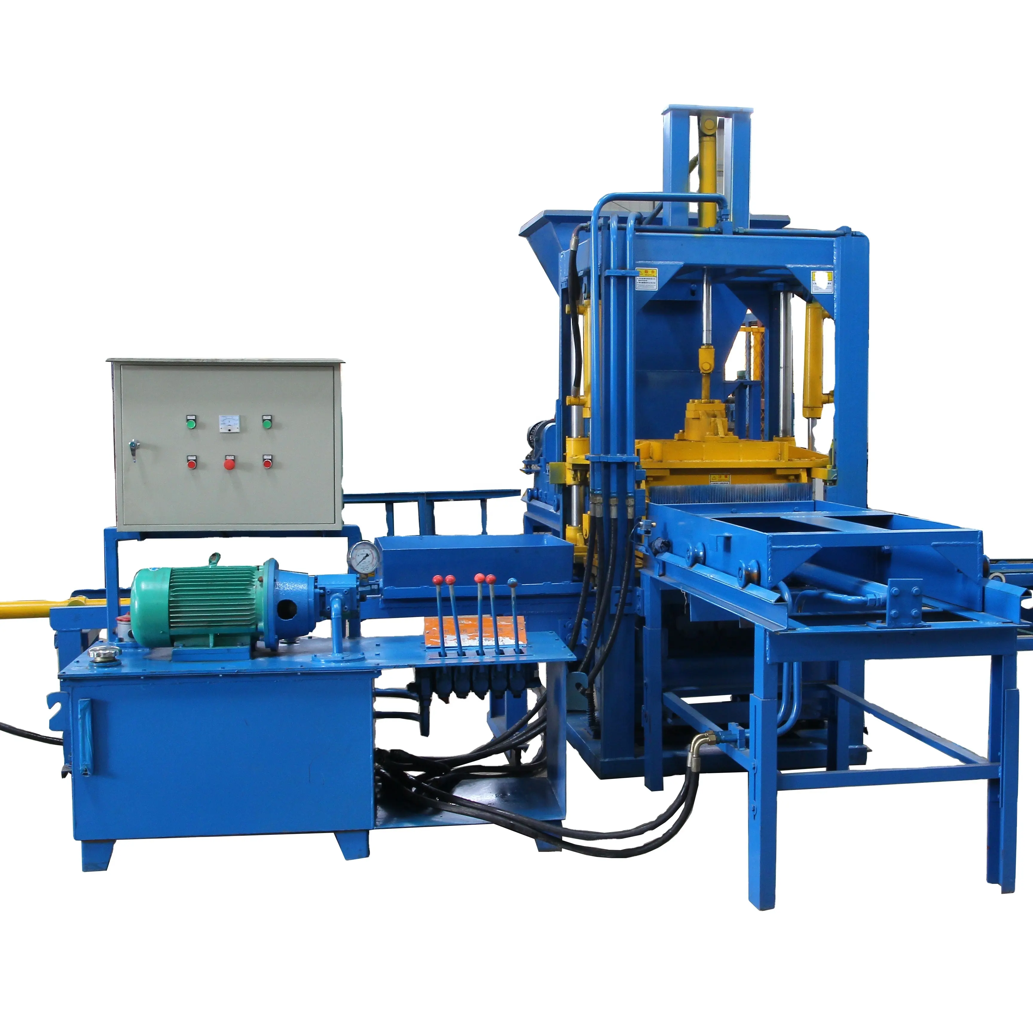 Hot Selling Good Quality Automatic Color Paver QT3-15 Clay Brick Making Machine