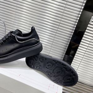 Chaussures de sport formelles pour femmes, pour la marche et la course, avec empeigne en PU et cuir artificiel, fermeture éclair, durables - Product Image 3