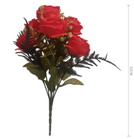 Fleurs artificielles roses poudrées en soie, fausses fleurs pour bouquets de mariage DIY, centres de table pour douche nuptiale et décorations de table